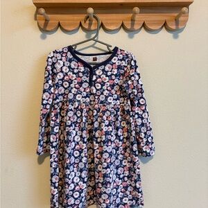 Tea Collection Navy Floral Dress